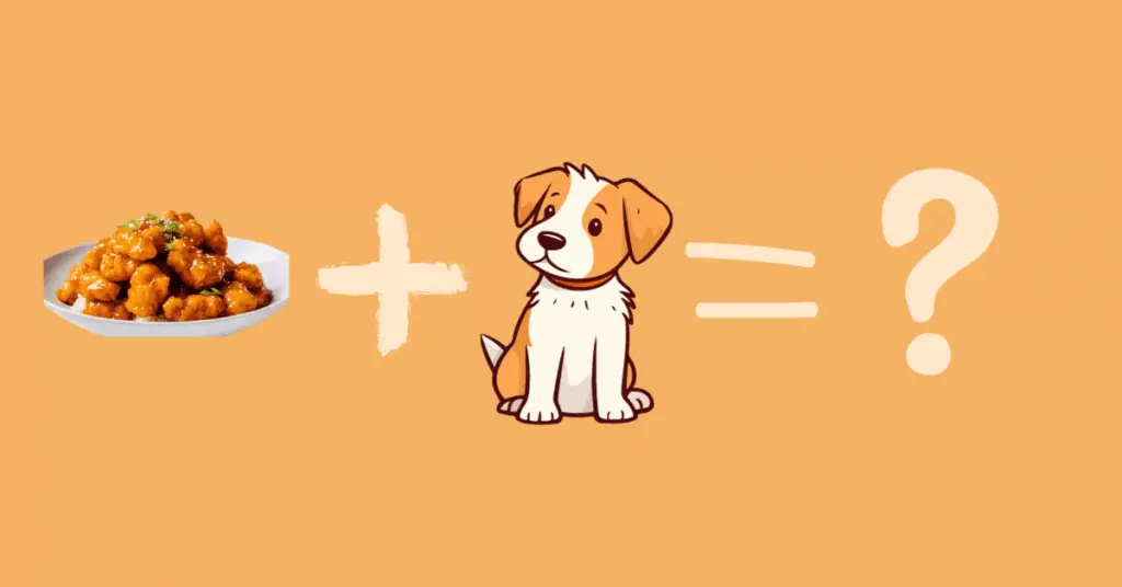 can dogs eat orange chicken?