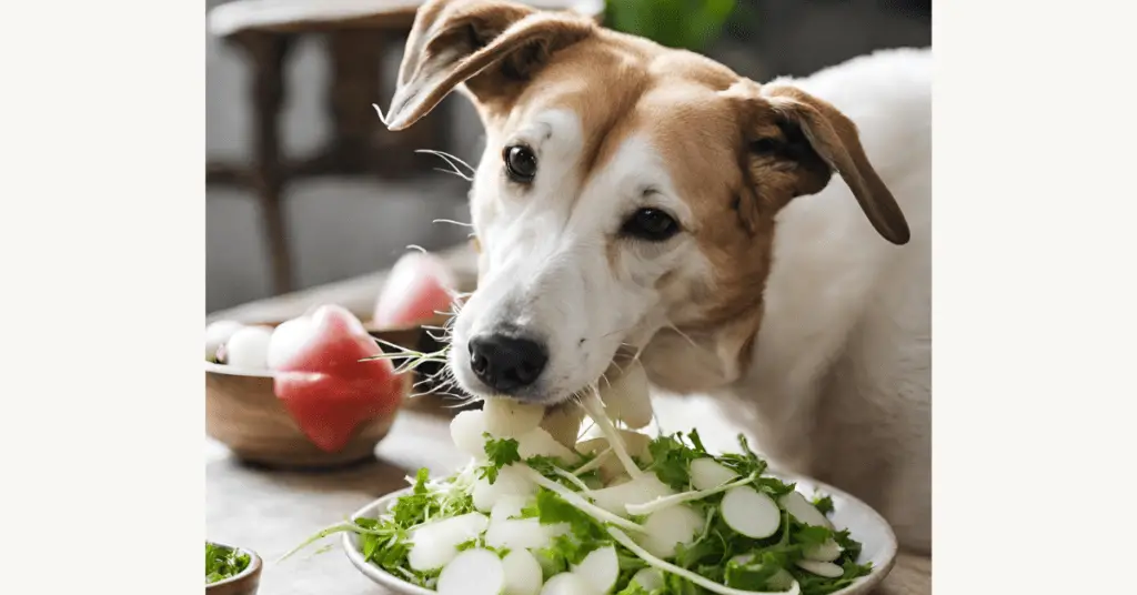 can dogs eat white radish 